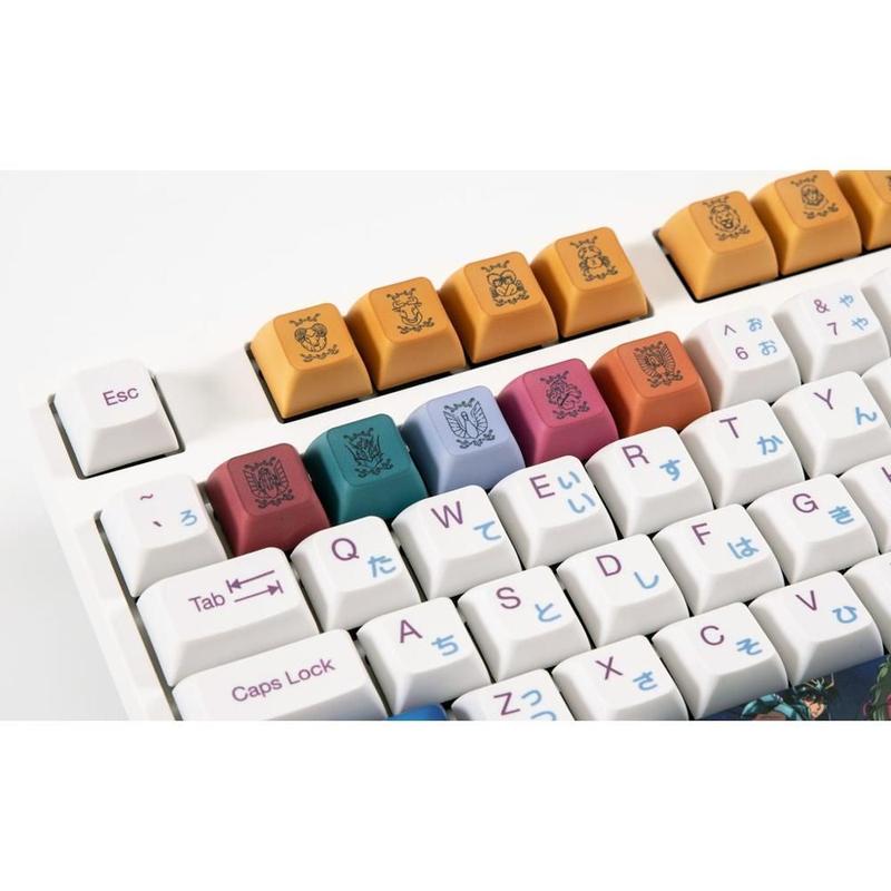 Teclado Akko Cavaleiros do Zodíaco 3108v2 Saint Seiya Ocean Blue